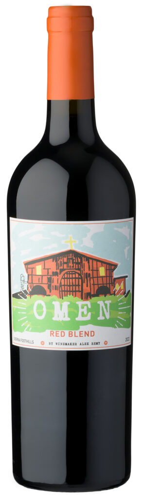 2022 Omen Red Blend Bottle Shot